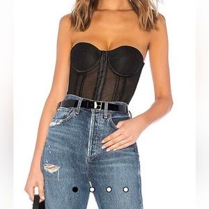 Revolve Superdown Black Corset